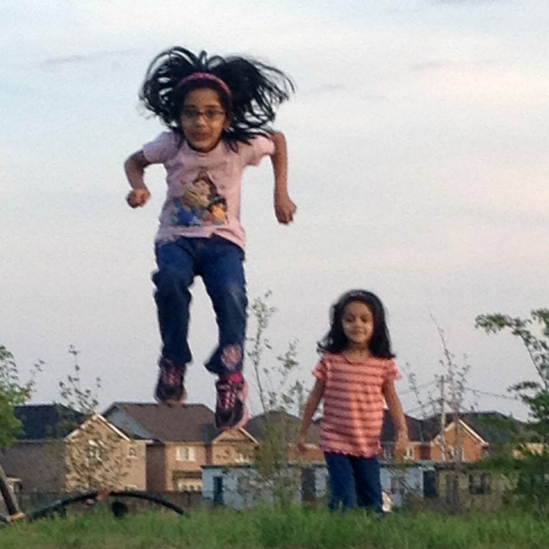 My six year old daughter, Fatima Amin, enjoying a summer day at Mississauga Park. Photo courtesy Muhammad Siddiqui, Wiring and Service