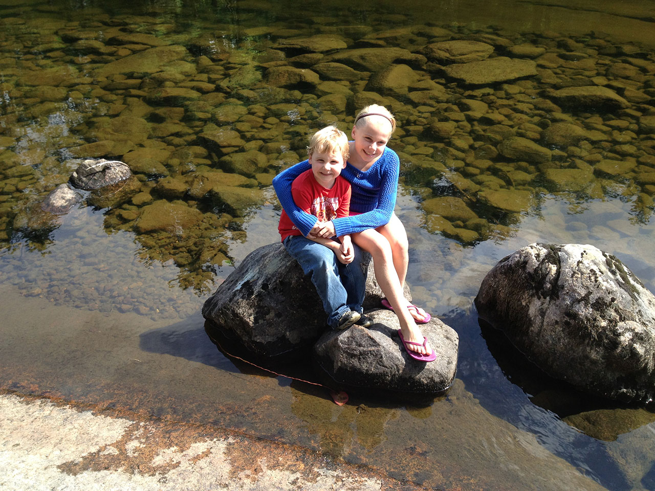 Visit to old stomping grounds with Kids in the Muskokas - Dwight Beach. Photo courtesy John Robinson, Signals