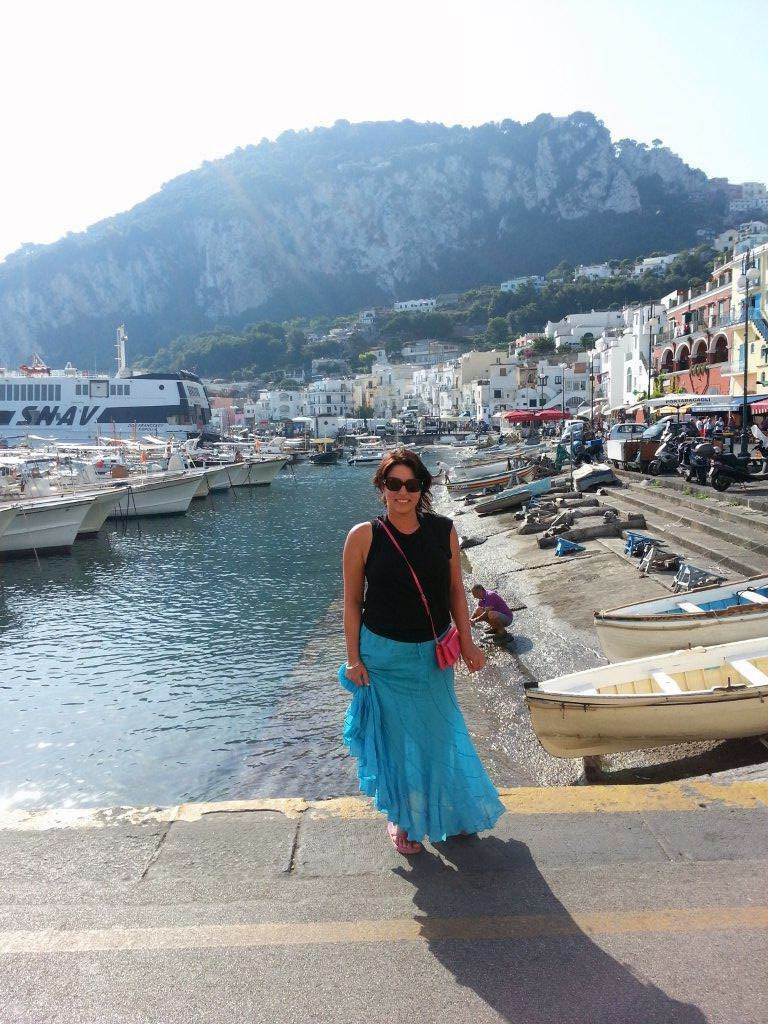 On the Island of Capri, Italy. Photo courtesy, Mirella Ardizzi, Customer Communications