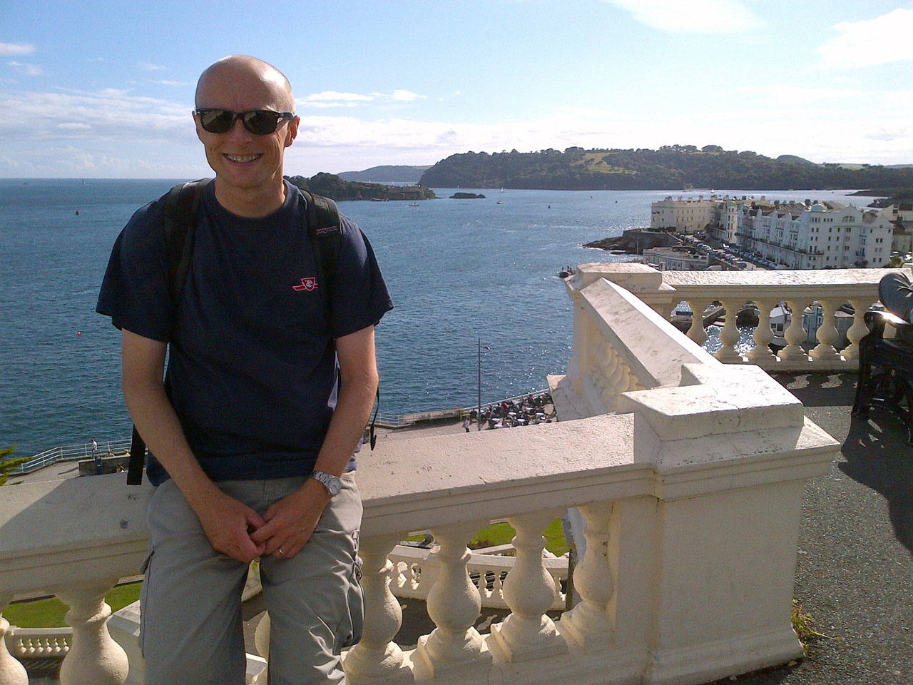 On Plymouth Hoe overlooking the Sound. Photo couresty Andy Byford, CEO