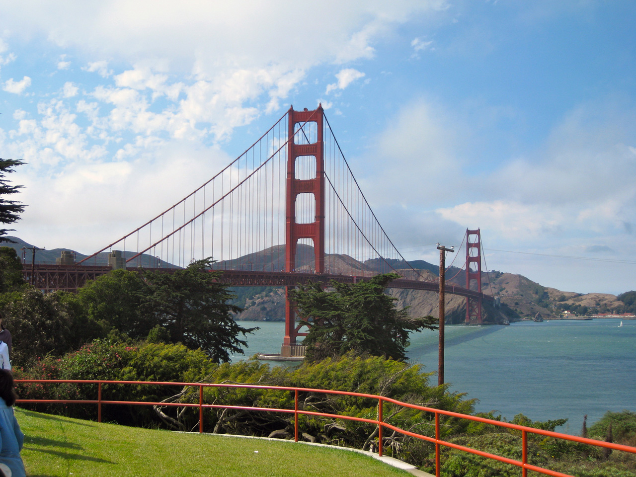 Golden Gate Bridge. San Francisco was warmer than ususal this summer. Photo courtesy Catherine Waterson, EC and E