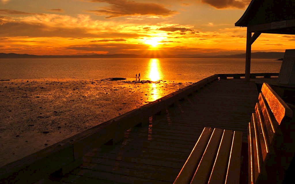 Sunset over the St. Lawrence River in Kamouraska, QC. Photo courtesy Vasily Khodanovich, Construction.