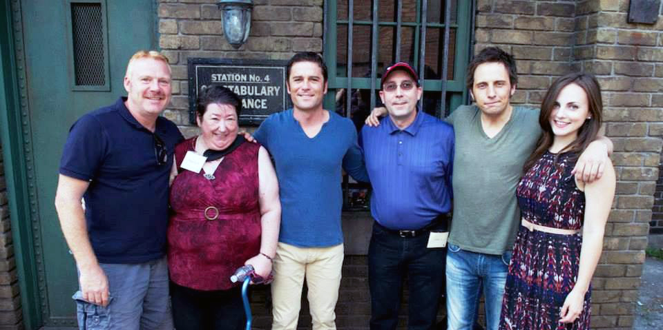 Attended the Murdoch Mysteries at The Old Mill with cast and crew. Photo coutesy John Engeldinger, Harvey Shop