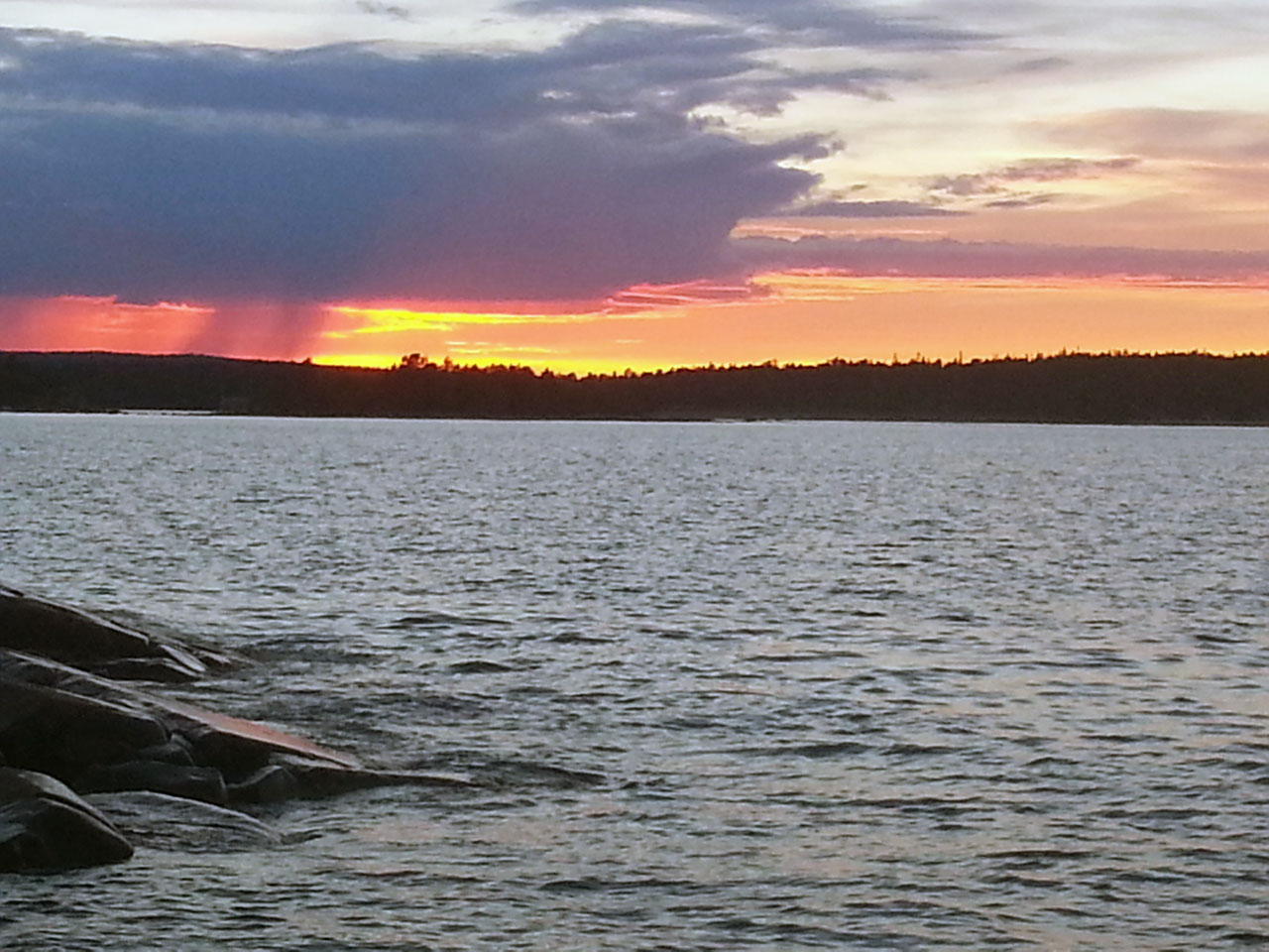 Sunset at midnight in Olernskoeldsvik, Sweden. Photo courtesy Oskar Westin