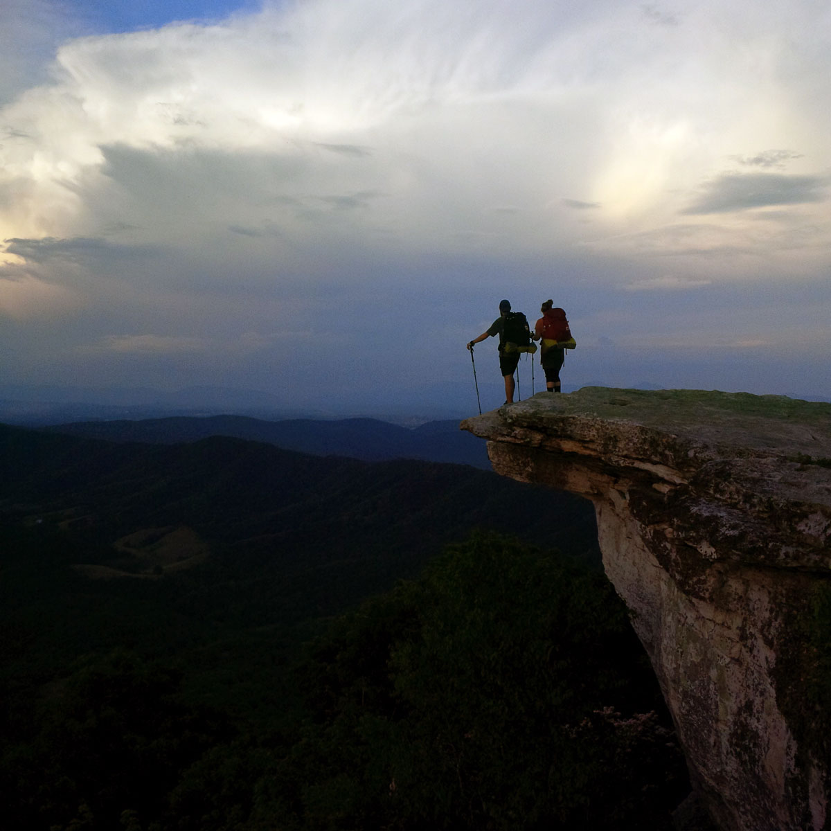 My son, Jeff, and his girlfriend, Robin, hiked the Appalachian trail from Georgia to Maine. Photo courtesy David McConkey