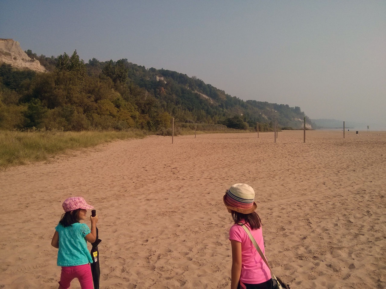 First time taking the family to Bluffer Park Beach. What a surprise! Photo courtesy Co Ly