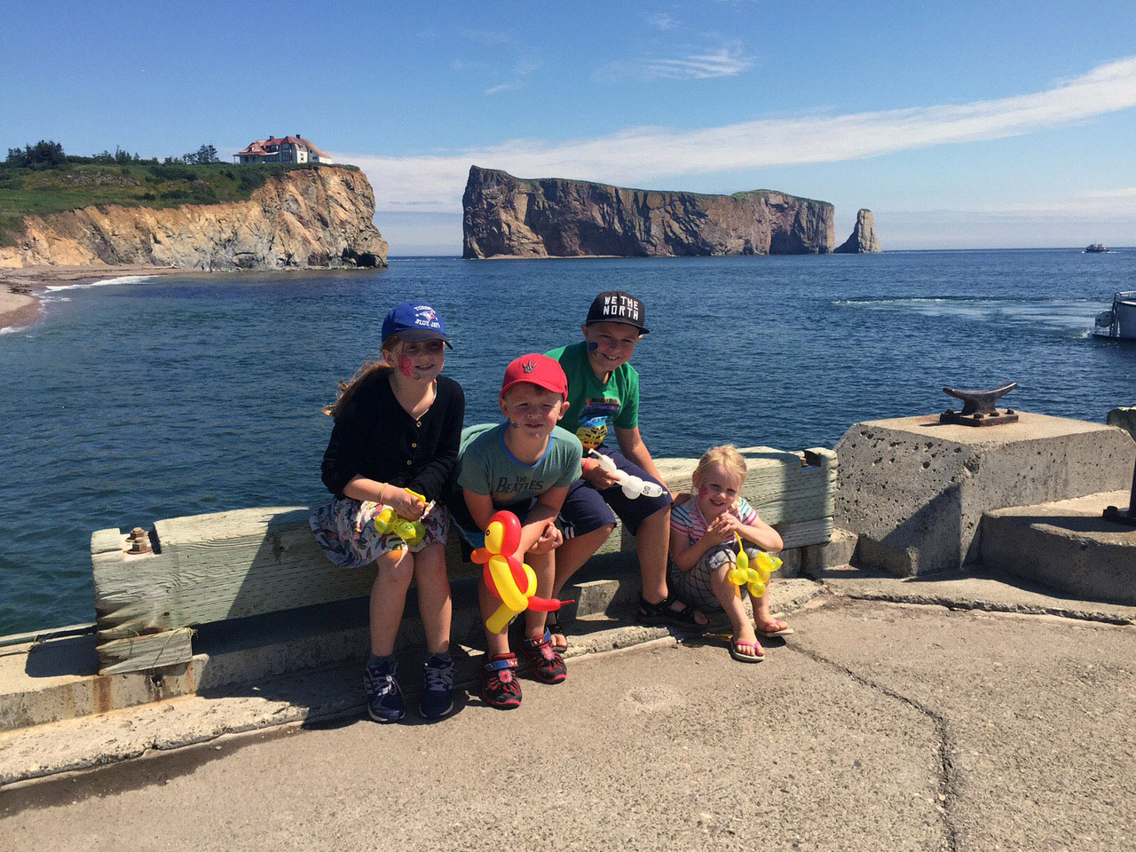 Family trip to Gaspe and Perce, Quebec. Photo courtesy Chrissy Joseph