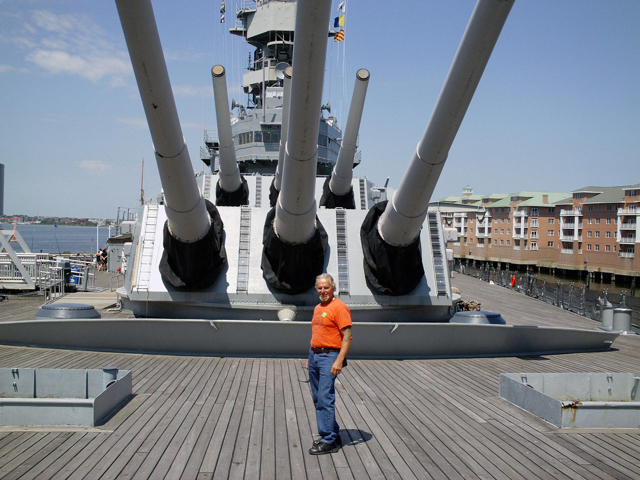 Trip to Virginia. Toured the Battleship Wisconsin. Photo coutesy Victor Lefebrve