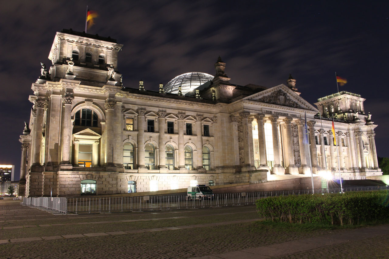 Reichstag building housing the German Parliament, Bundestag, Berlin. Photo courtesy Salek Seraj