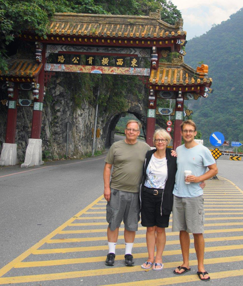 Family trip to Taiwan. Photo courtesy Will Halina