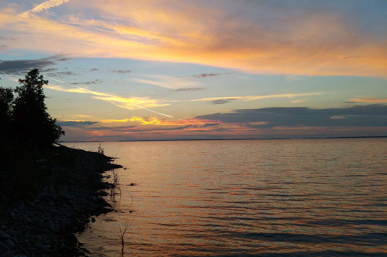 Summer snap of Manitoulin sunset. Photo courtesy Bernie O Reilly