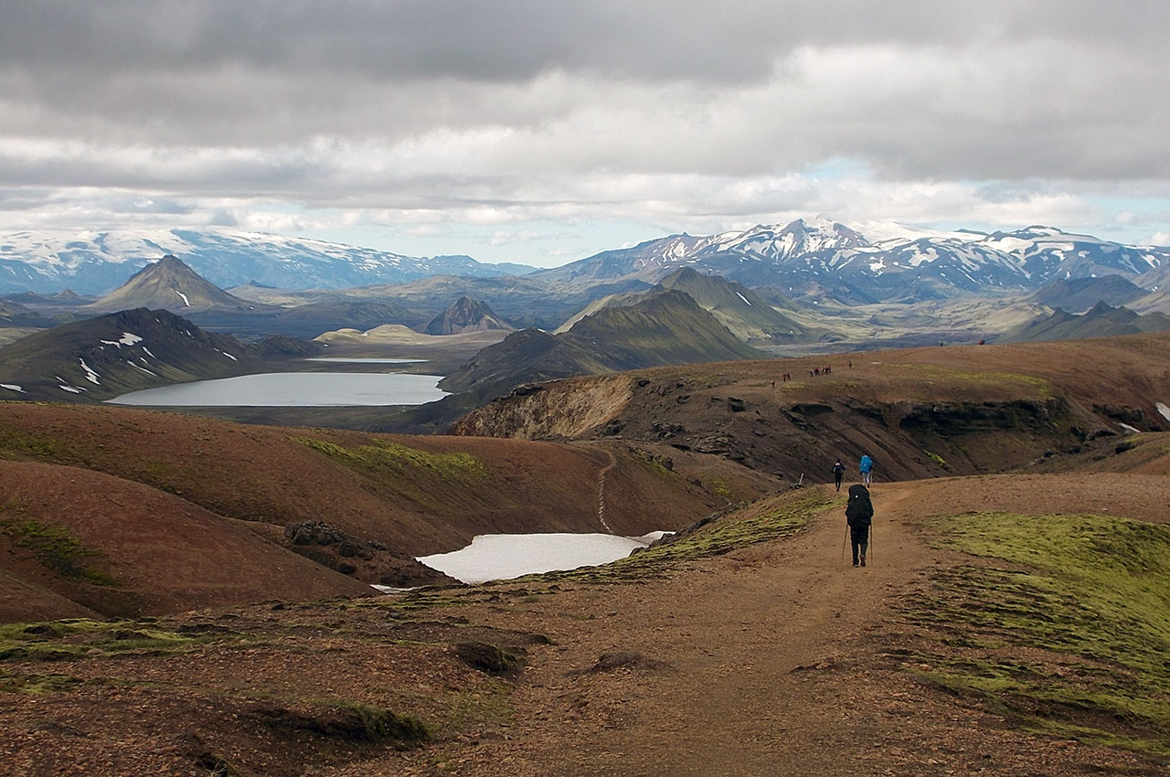 Backpacked on the Laugavegur Trail from Landmannalaugar to Thorsmork in Iceland. Photo courtesy Frances Zeng