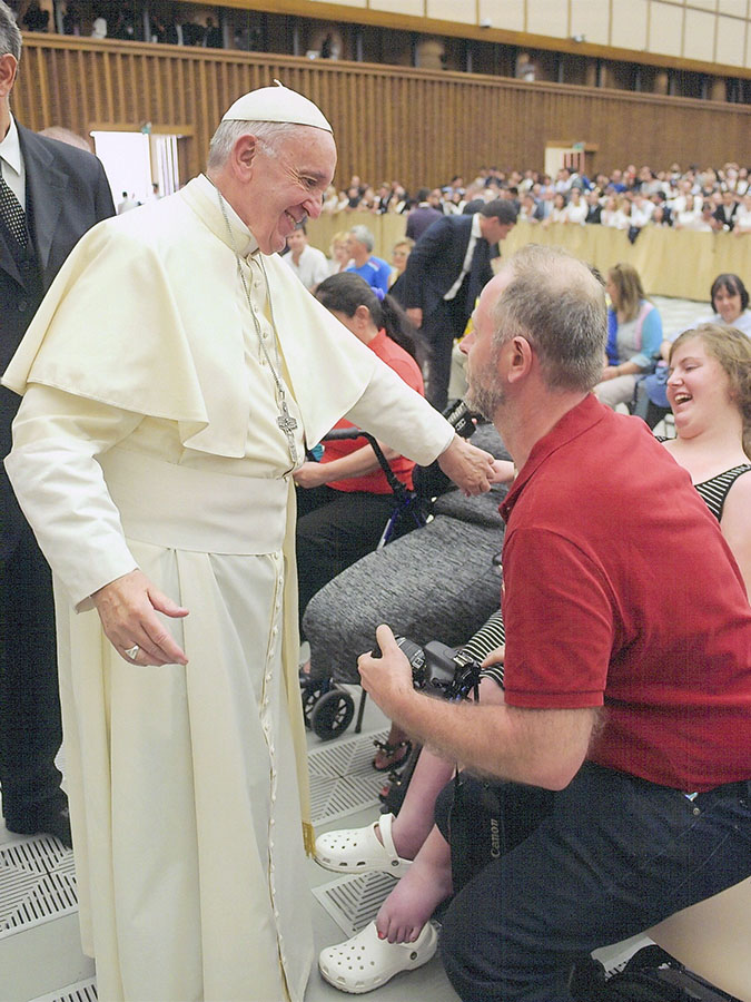 My highlight of the summer is visiting Rome and have the privilege and honour for my family and I to meet Pope Francis. Photo courtesy Noor Al Shaikh
