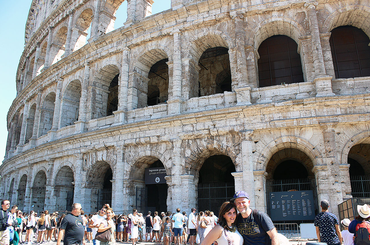 Rome and Florence are great cities and any photo will end up being a beautiful photo. Photo courtesy Noor Al Shaikh
