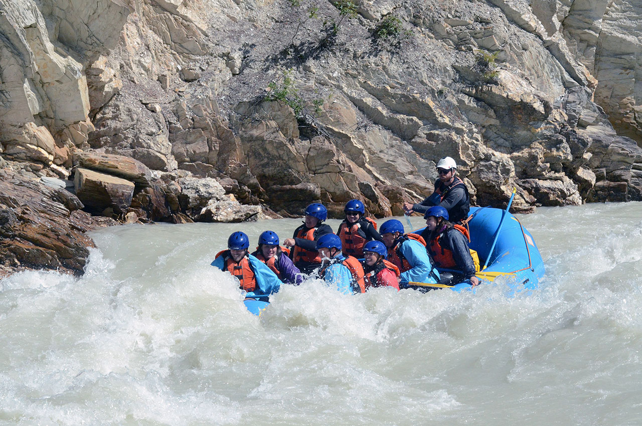 Viv and Grace spent the August long weekend white water rafting at Kicking Horse River in Golden, B.C. Photo courtesy Viv Powell