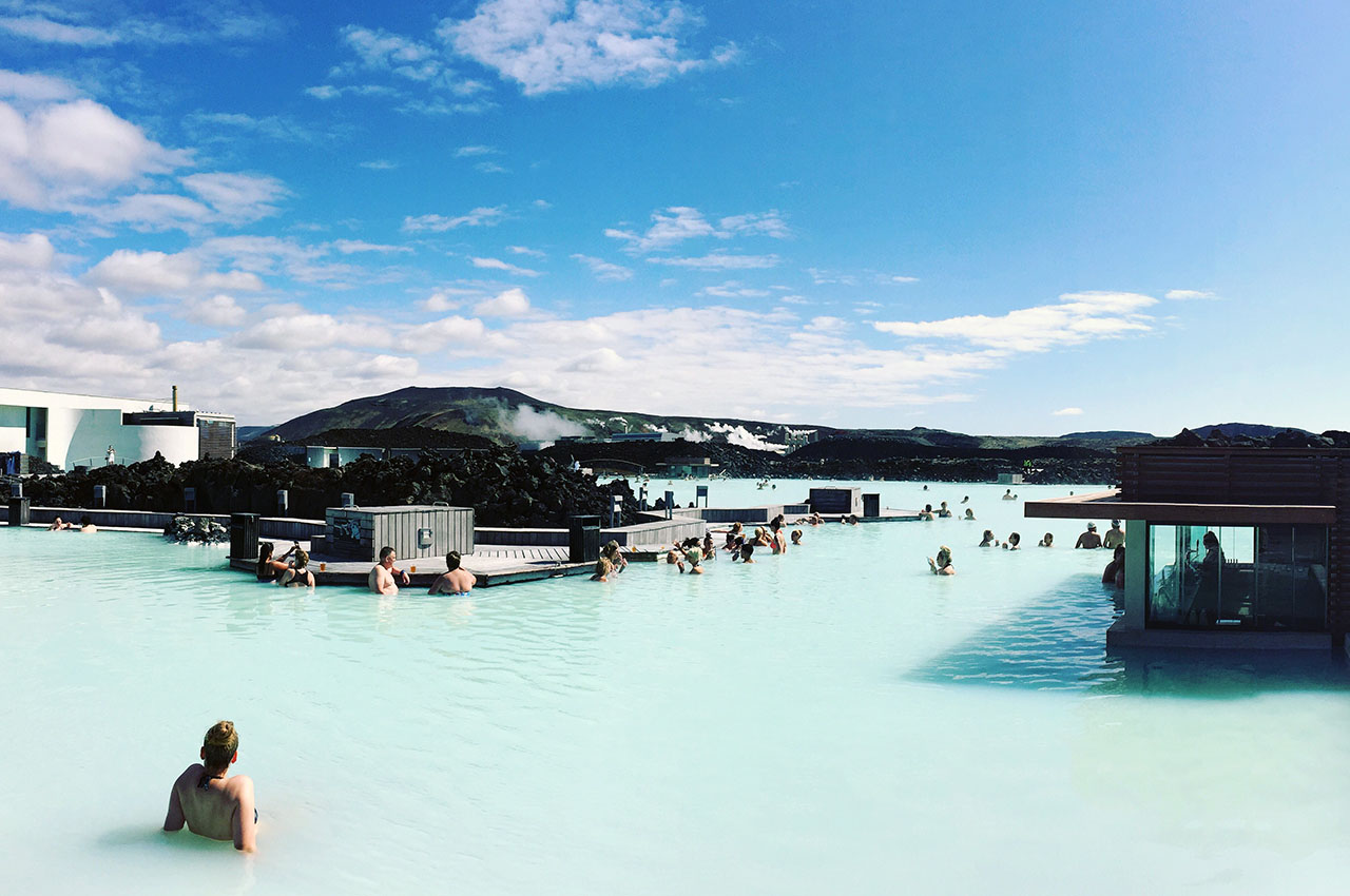 Photo taken at Blue Lagoon Spa in Iceland. Photo courtesy Wasim Hafez