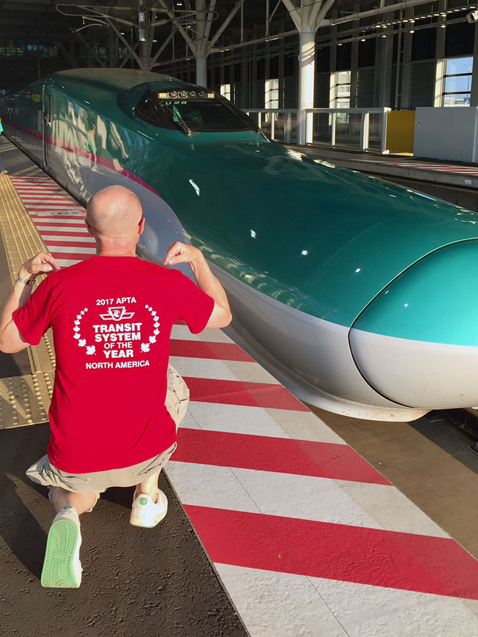 Back from a fantastic trip to Japan and I got just the shot I wanted. Photo courtesy Andy Byford