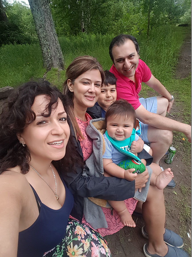 Canada Day long weekend fun with family in Huntsville. Photo courtesy Mahshid Ansari