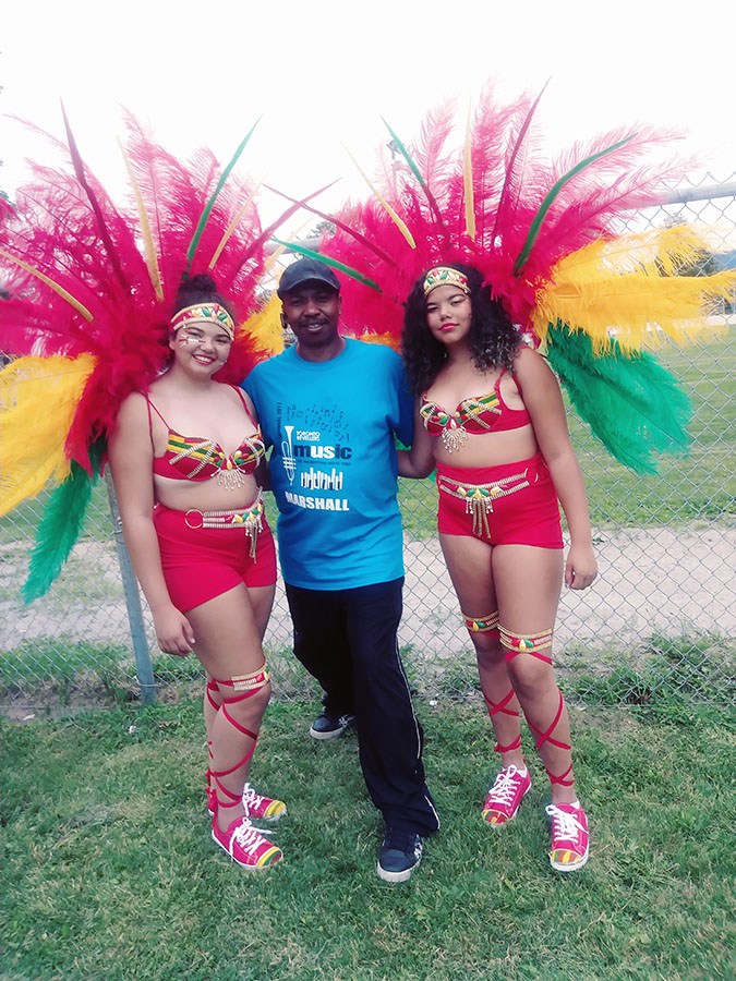 At Caribbean Carnival this summer. Photo courtesy Fitzgerald Graham