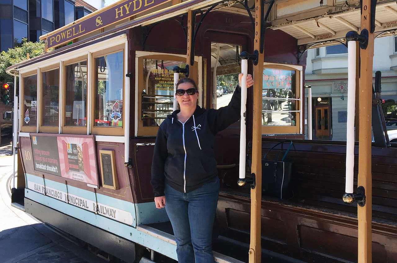 Streetcar cable cars in San Francisco. Photo courtesy Julie Schram