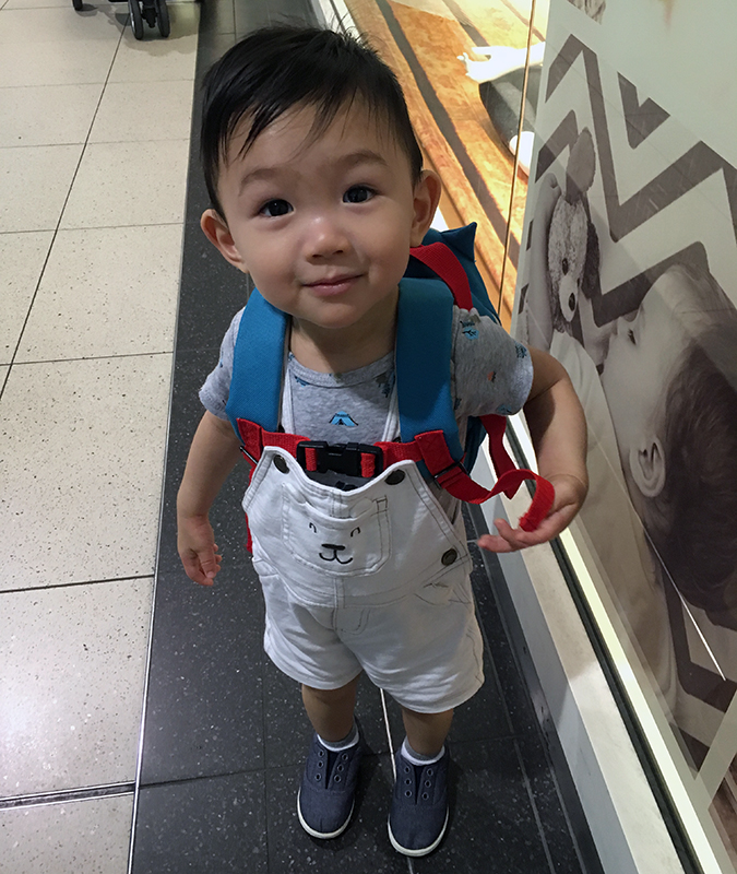 My 19 month old, Aiden, smiling after we brought him to Ripleys. Photo courtesy Irene Pan.