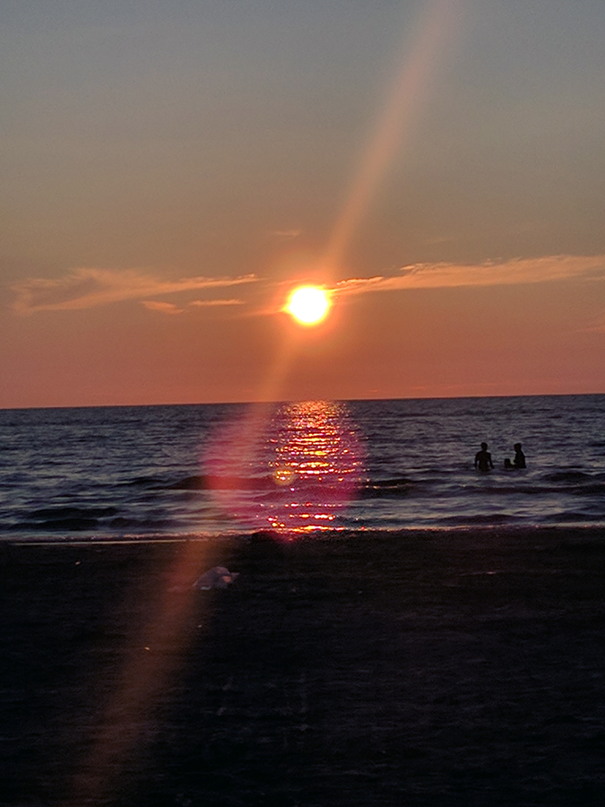 Sunset at Wasaga Beach. Photo courtesy Jane Garofalo