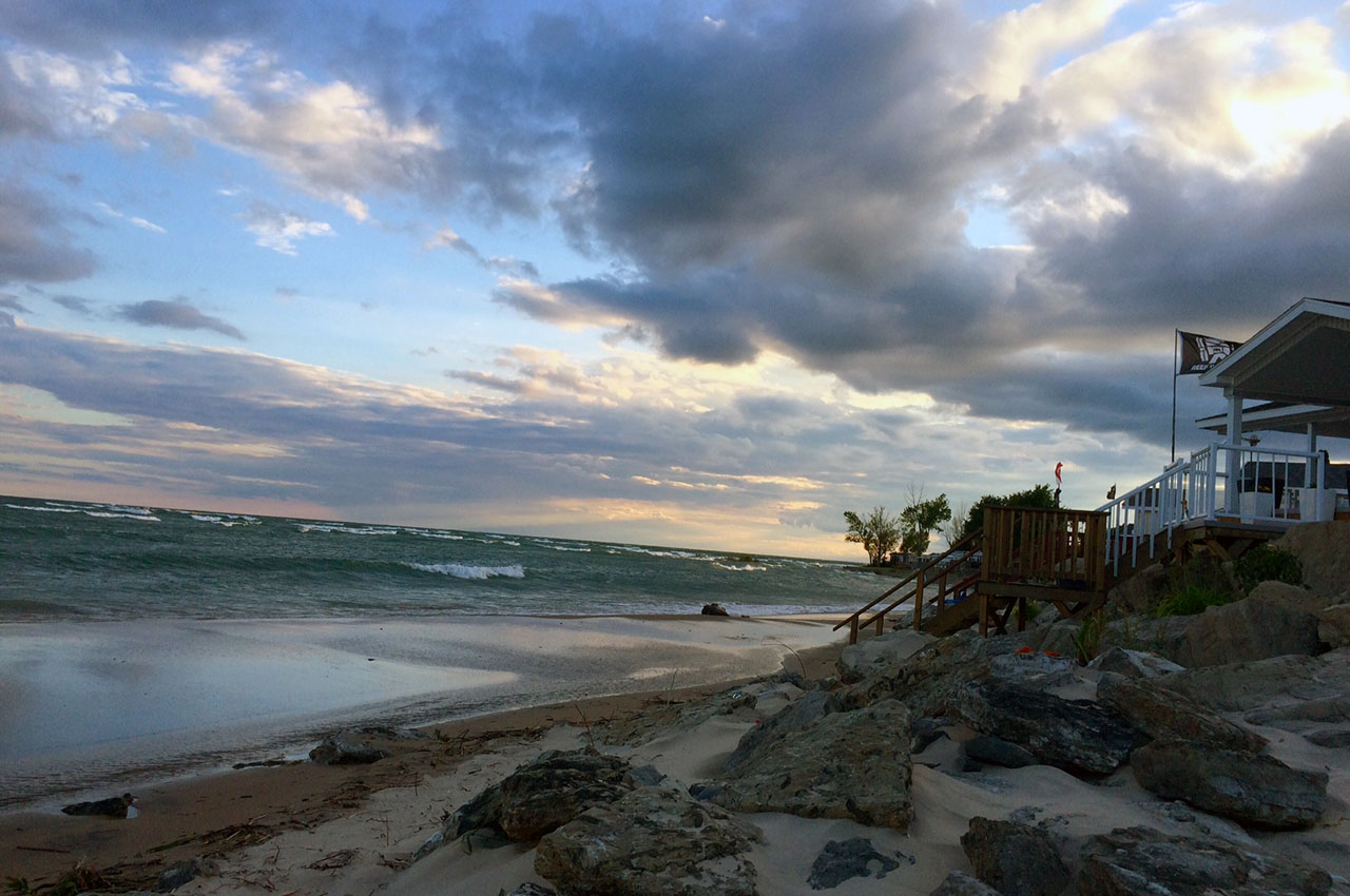 Sunset on Lake Erie at Sherkston Shores. Photo courtesy Jason Banfield