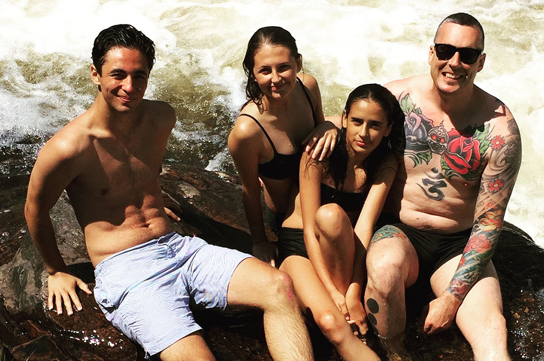 Enjoying Oxtounge Falls in Muskoka. Photo courtesy Michael Sage