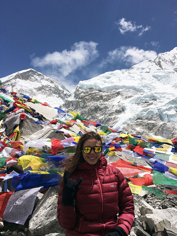 Pics from my expedition to Mount Everest. Returned in May. Photo courtesy Angelica Alves