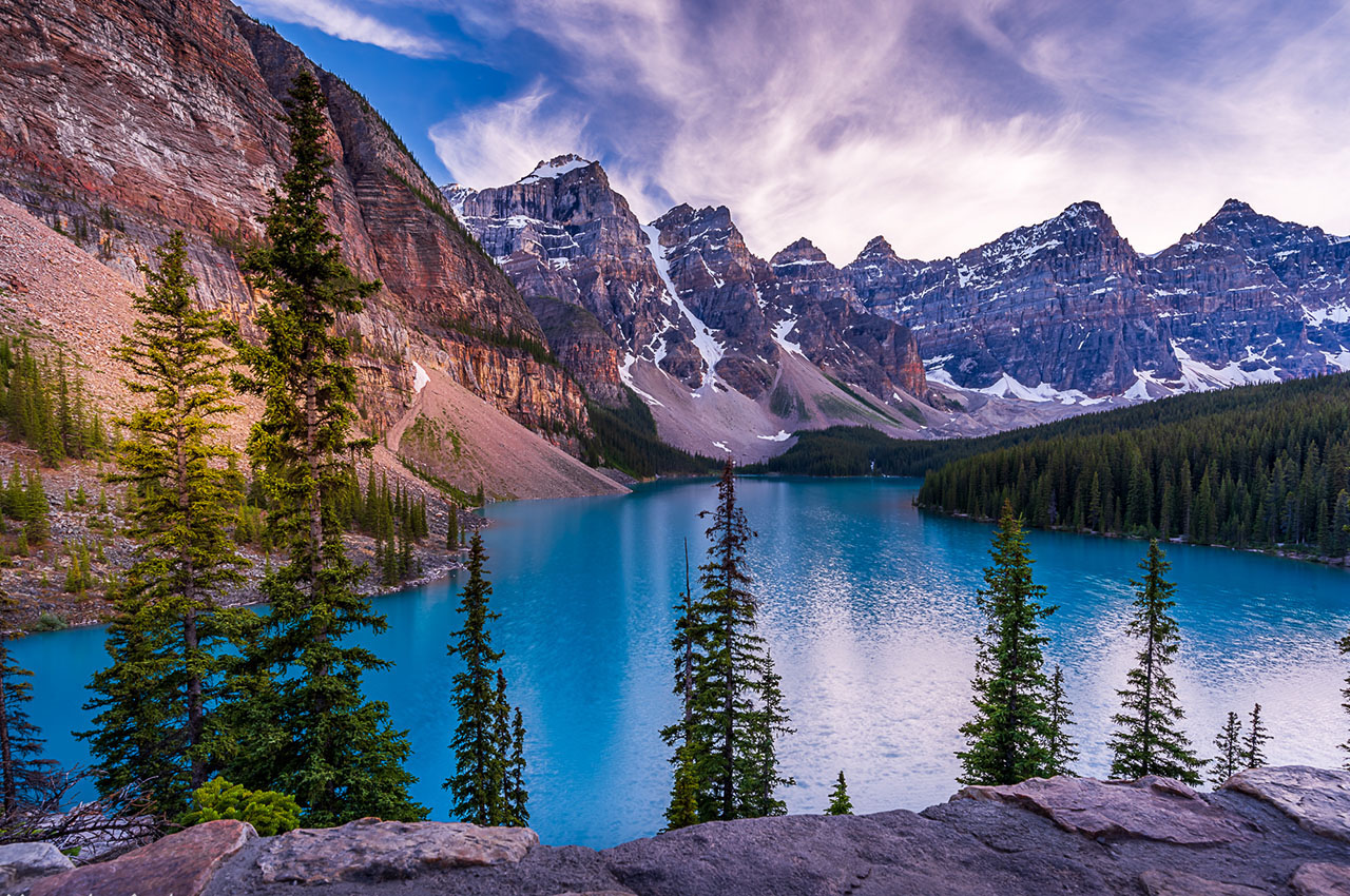 Picture of Moraine Lake, from my vacation at Banff National Park. Photo courtesy Mustafa Arif