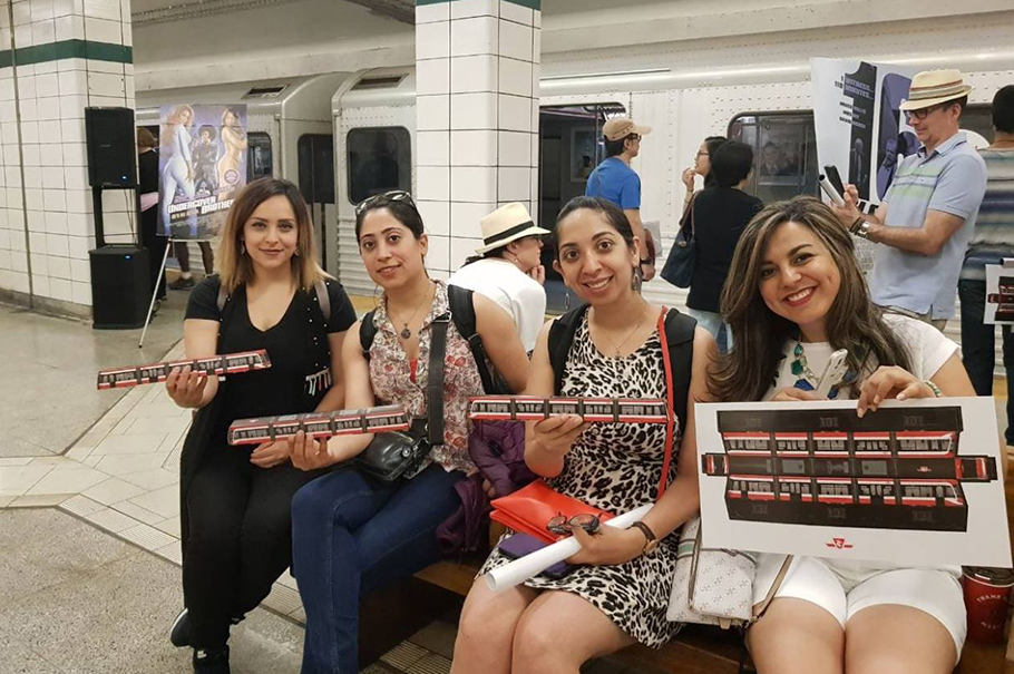 Having fun at Bay Lower. Photo courtesy Bahar Taghvaei