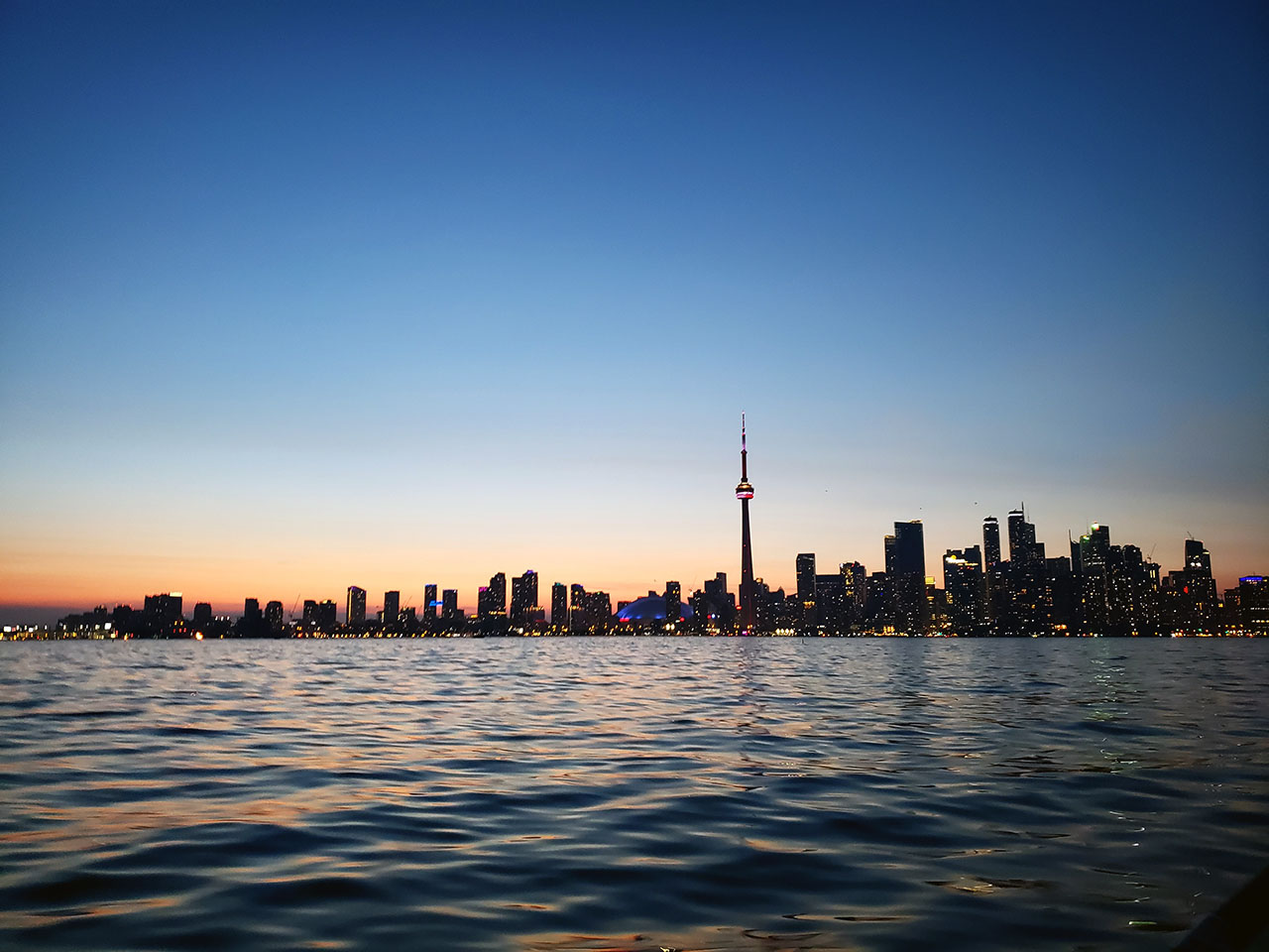 Toronto by night. Photo courtesy Bahar Taghvaei