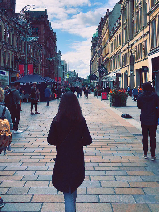 Summer in Scotland. What a beautiful country and all the more so when you are lucky enough to spend it with family. Glasgow City. Photo courtesy Deborah Lyon