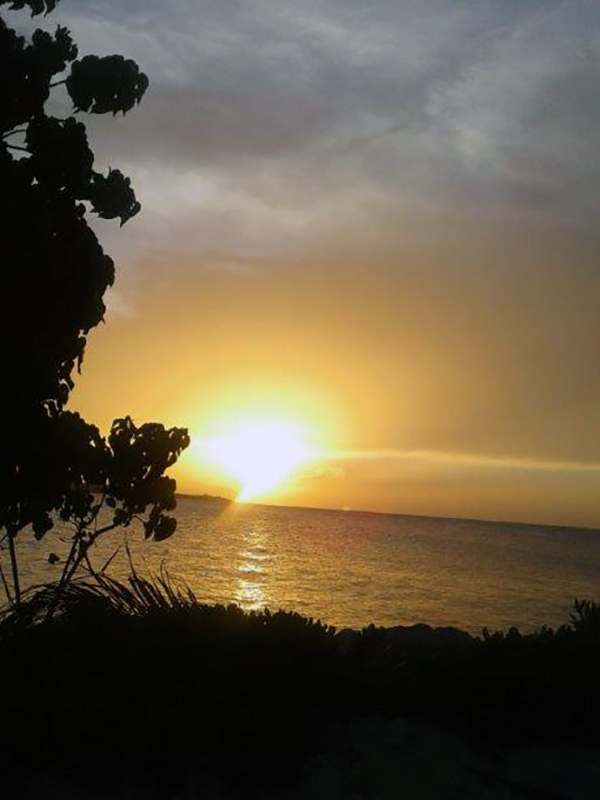 Runaway Bay Jamaica sunset. Photo courtesy Wendy Whiteman