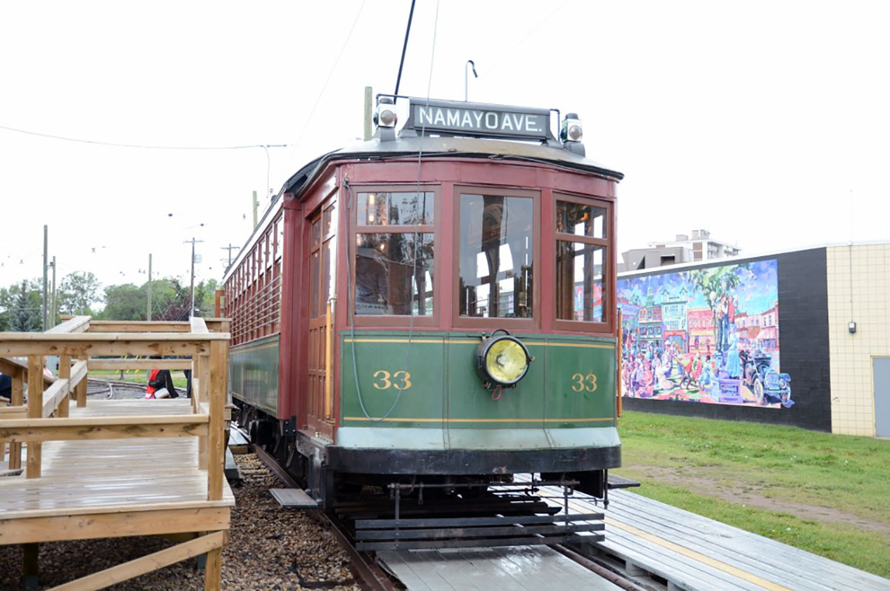Visited Edmonton and spent a couple of hours visiting the Edmonton High Level Streetcar Museum. Photo courtesy Stephen Lam