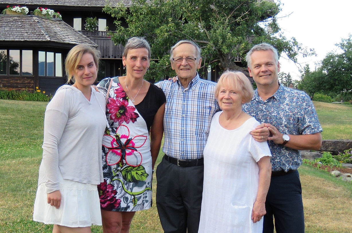 Celebrating 60 years at Trapp Family Lodge, Stowe, Vermont. Photo courtesy Pierre Laurin
