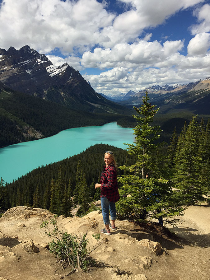 Beautiful Peyto Lake, near Banff, Alberta. Photo courtesy Mirja Wollens