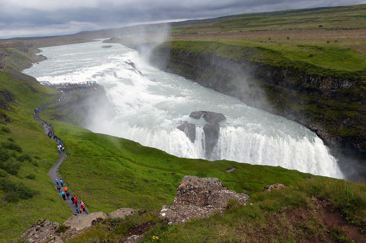 Gullfoss, Iceland. Photo courtesy Dave Mol