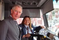 Prince Charles on TTC bus.