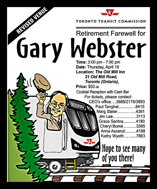 Gary's Farewell Poster