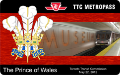 Special TTC Prince of Whales pass