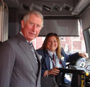 Prince Charles with TTC Operator