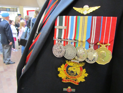 Medals worn by TTC veteran