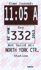 November 28, 2013 subway transfer