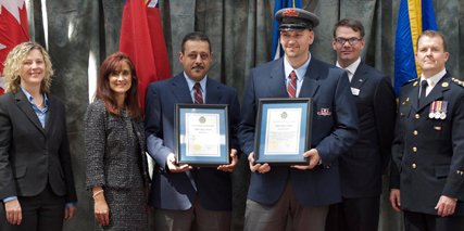 EMS awards to Eglinton Operators Romani Bolis and Bernhard Derksen.