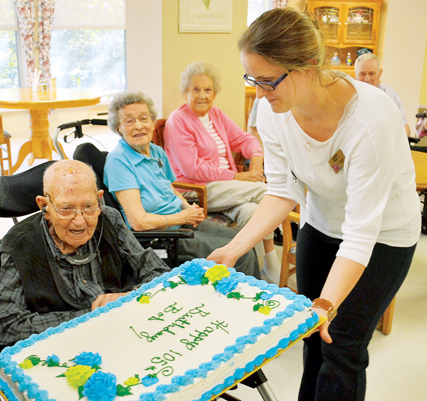 TTC pensioner Robert Ayers turned 105.