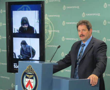 Hold Up Squad Staff Inspector Mike Earl calls news conference on October 2.