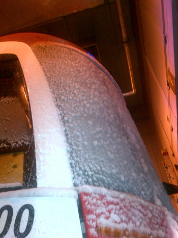 Car 4400 in Ottawa for climate tests.