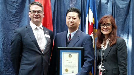 EMS Award to Operator Homan Chu.