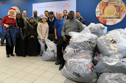 Mount Dennis Division holiday coat drive.